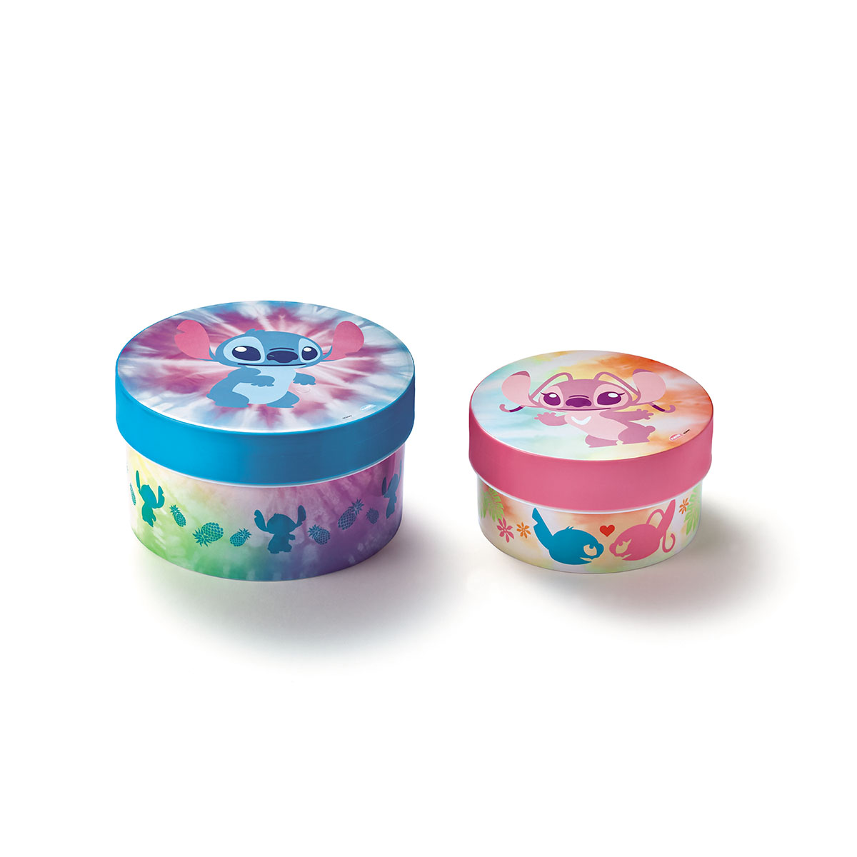 Kit Caixa Organizadora Stitch Tie-Dye