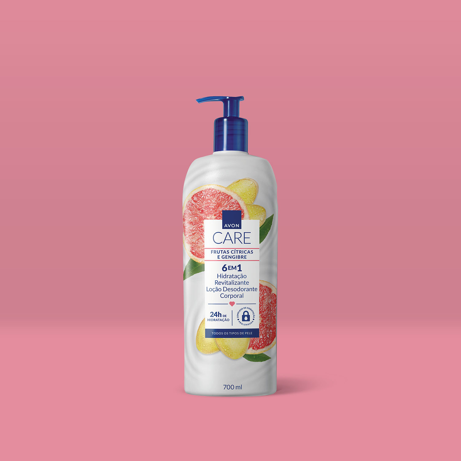 AVON CARE LOÇÃO DESODORANTE CORPORAL FRUTAS CÍTRICAS E GENGIBRE