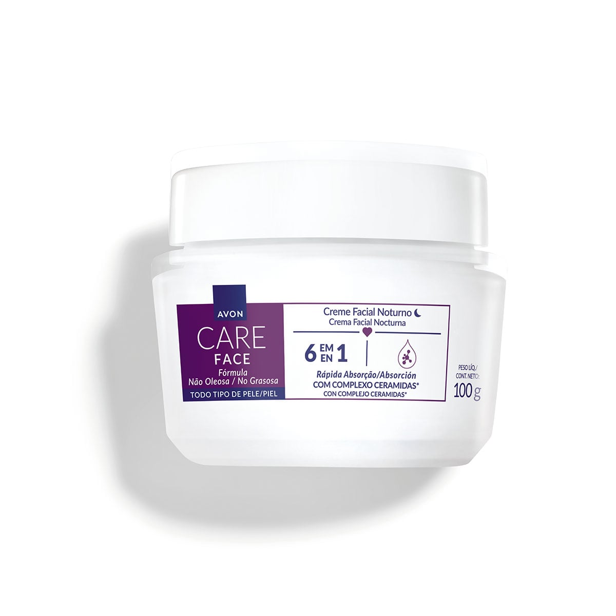 Avon Care Creme Facial Noturno 6 em 1 100g
  