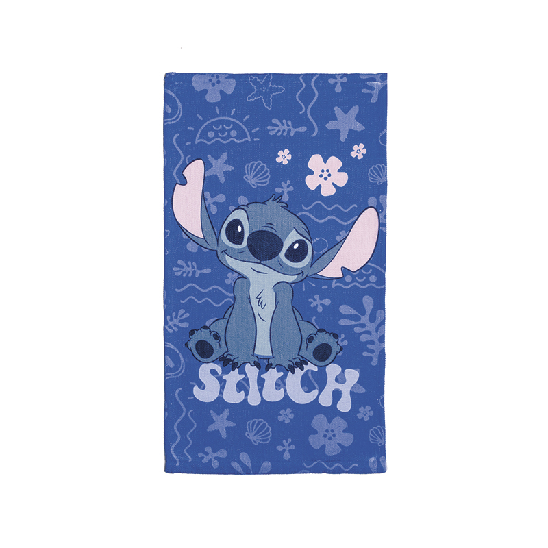 Pano De Copa Stitch Azul Escuro