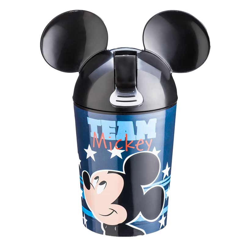 Copo Com Canudo Retrátil Mickey