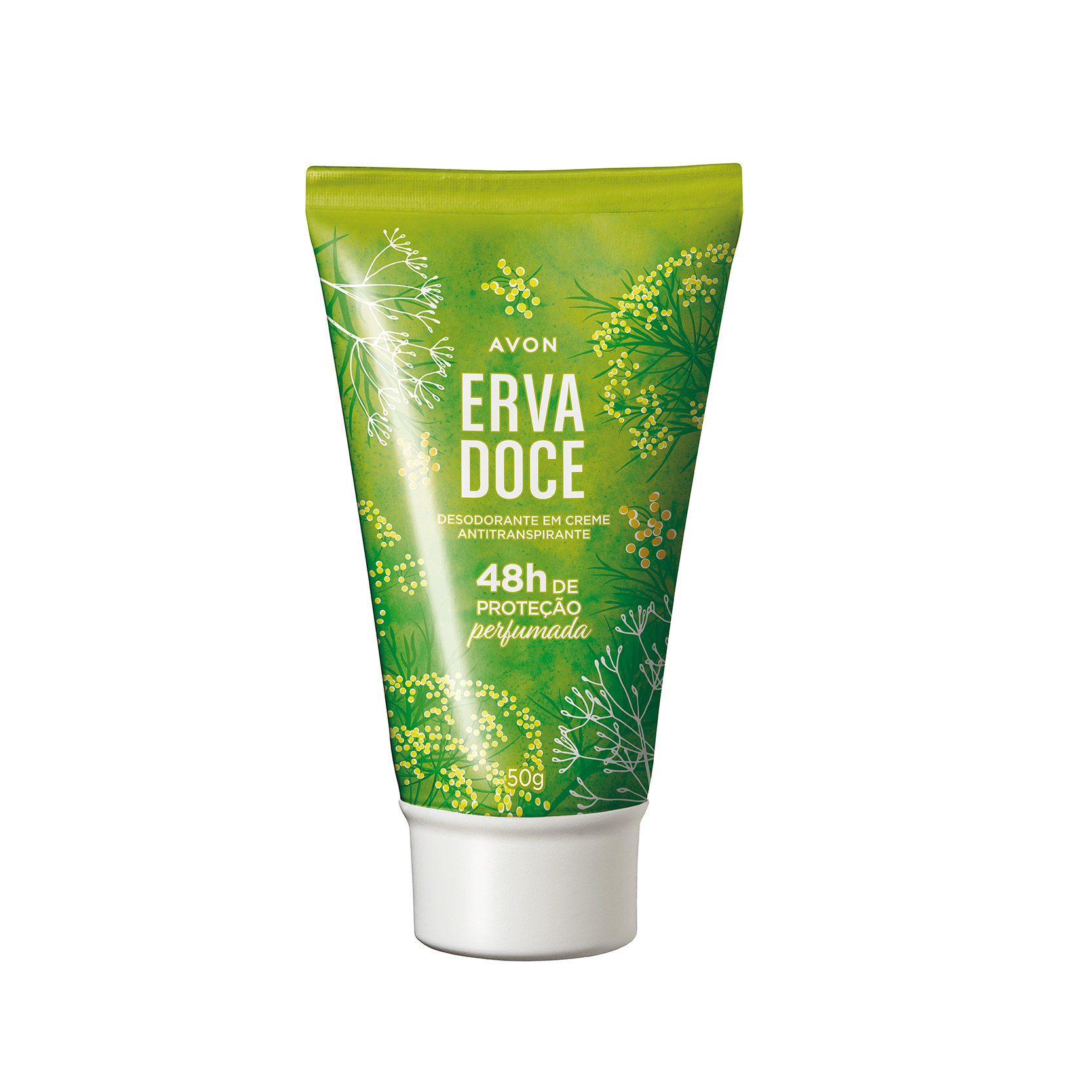 Desodorante em Creme Antitranspirante 48h de Proteção Erva-Doce