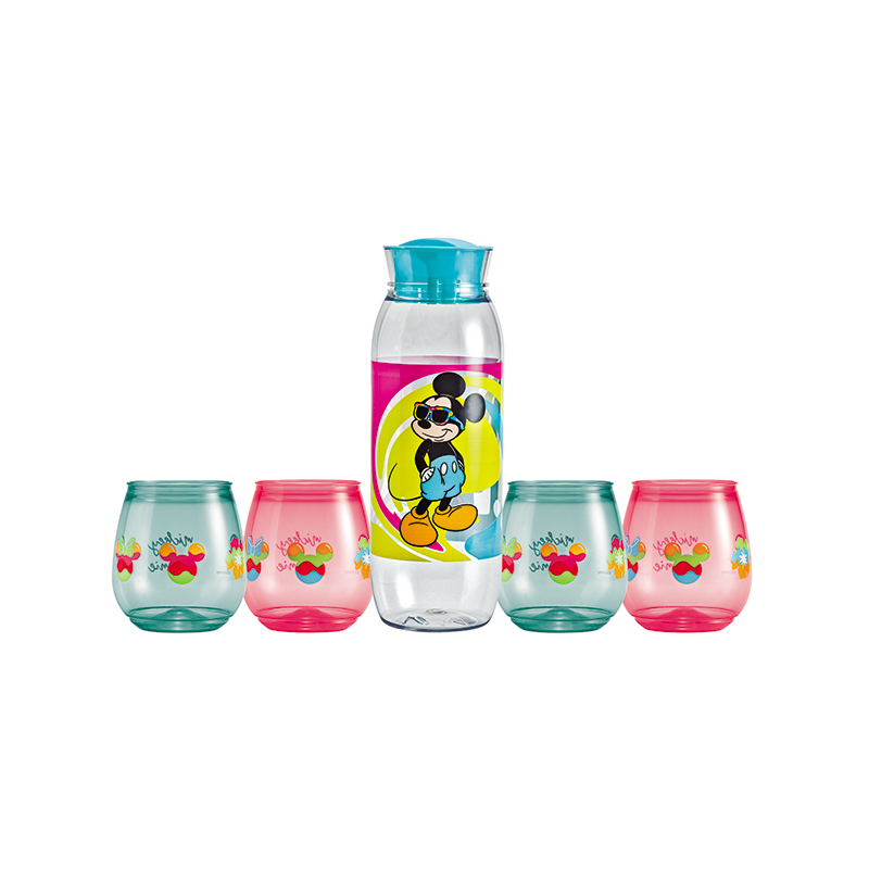 Ce Kit Jarra E Copos Disney Verão