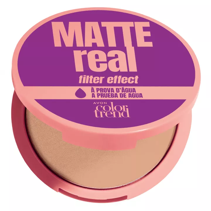 Po Compacto Facial Color Trend Matte Real A Prova D'Agua 7g