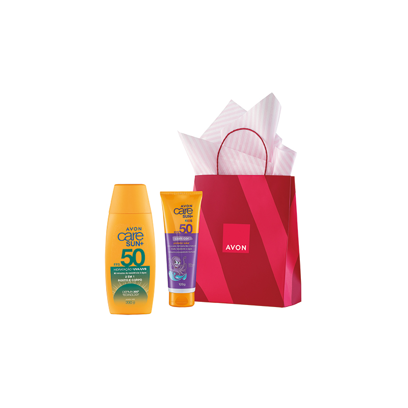 Presente Avon Care Proteção Solar Família