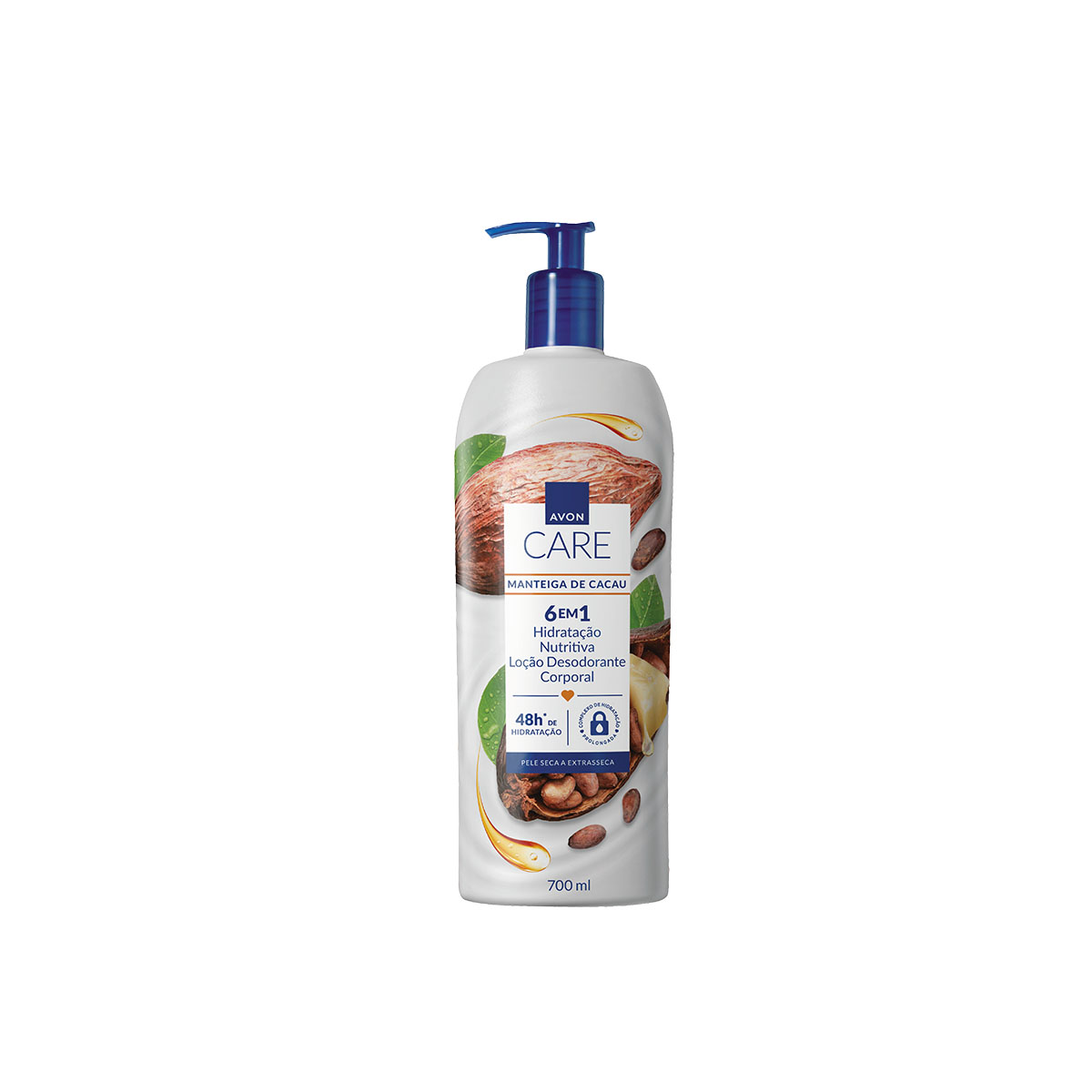 AVON CARE LOÇÃO DESODORANTE CORPORAL MANTEIGA DE CACAU