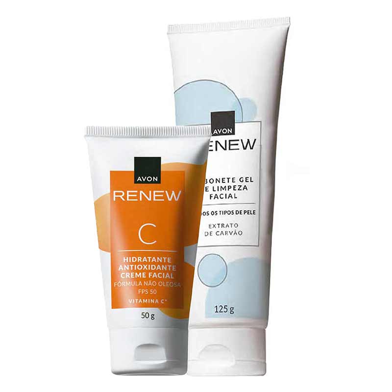 Kit Vitamina C E Gel De Limpeza