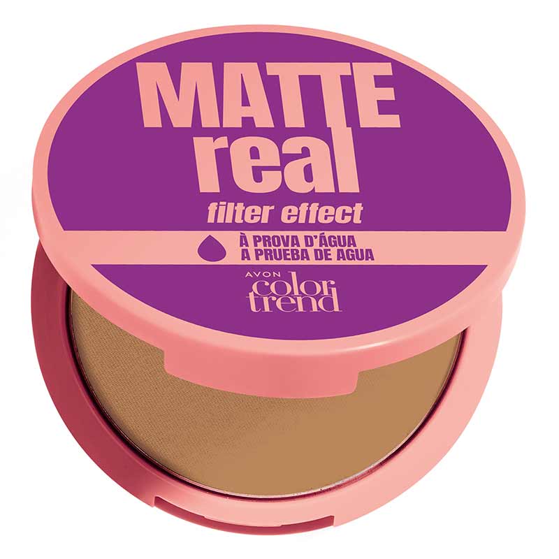 Po Compacto Facial Color Trend Matte Real A Prova D'Agua 7g
  
