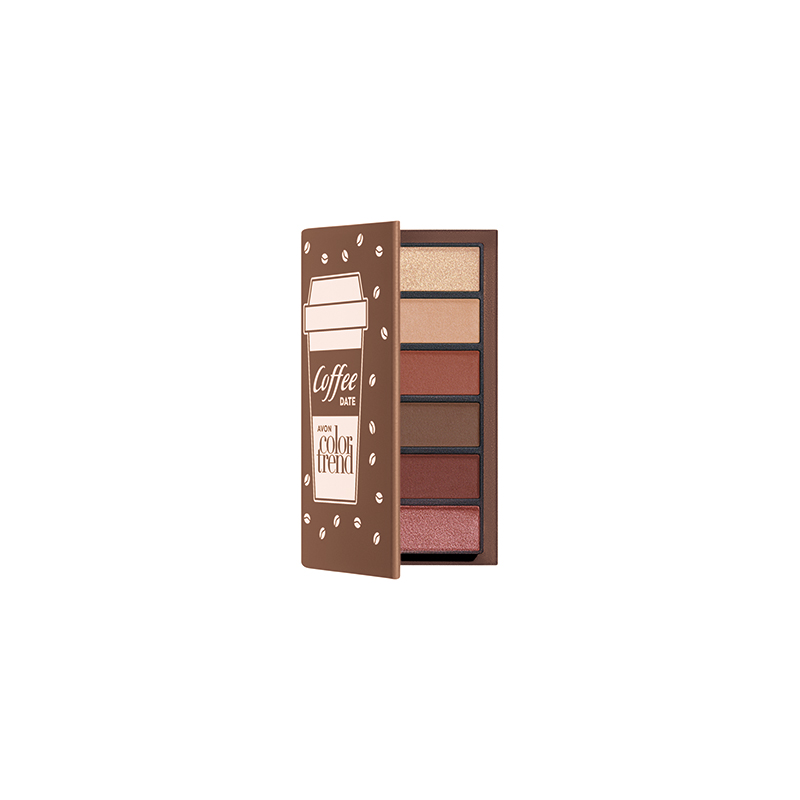 Paleta De Sombras 6 Cores Coleção Café