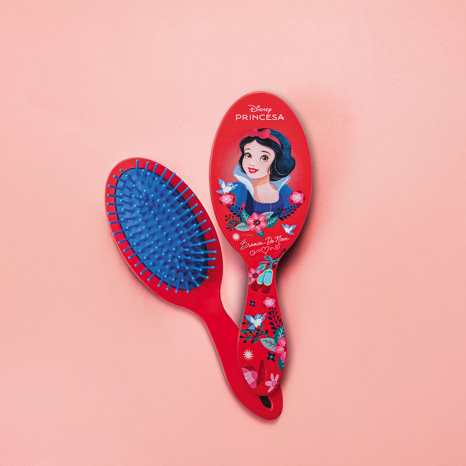 Escova de Cabelo Oval Branca de Neve