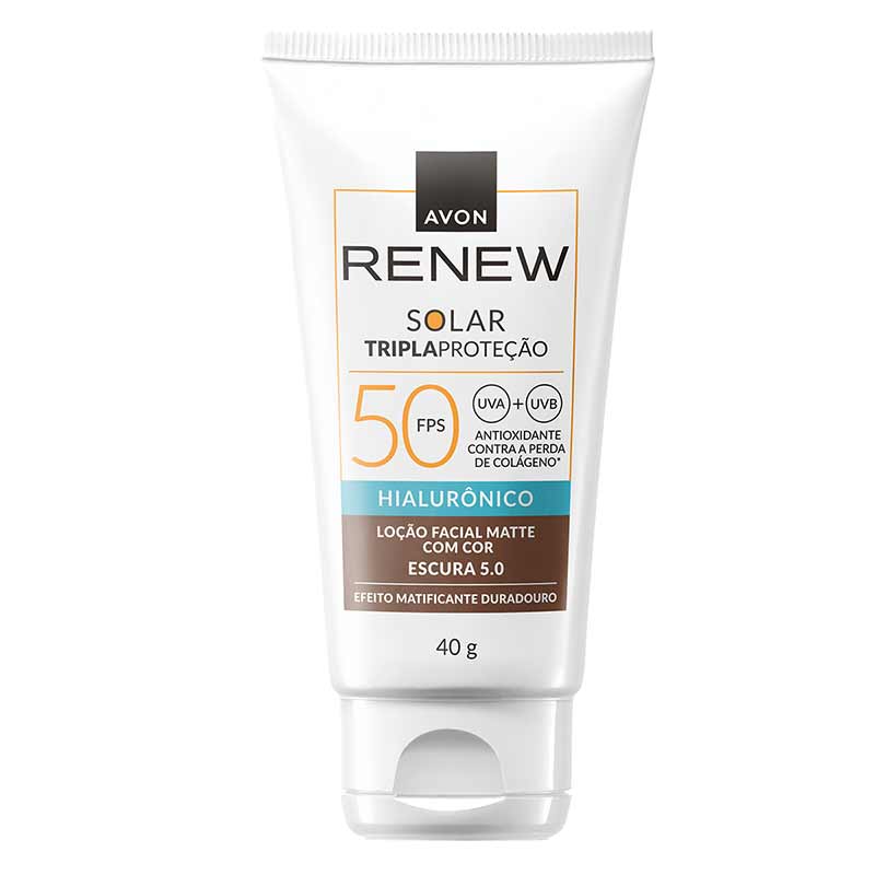 Renew Solar Com Cor Media Escura Fps50 40g