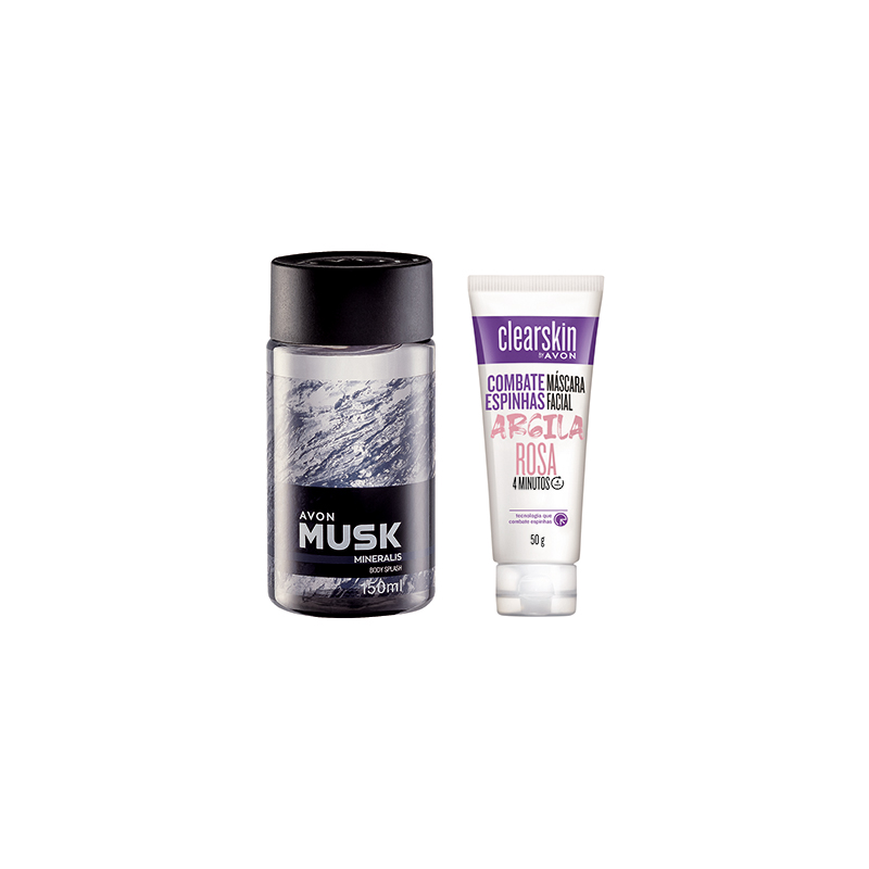 Kit Clearskin Mascara E Musk Rosa