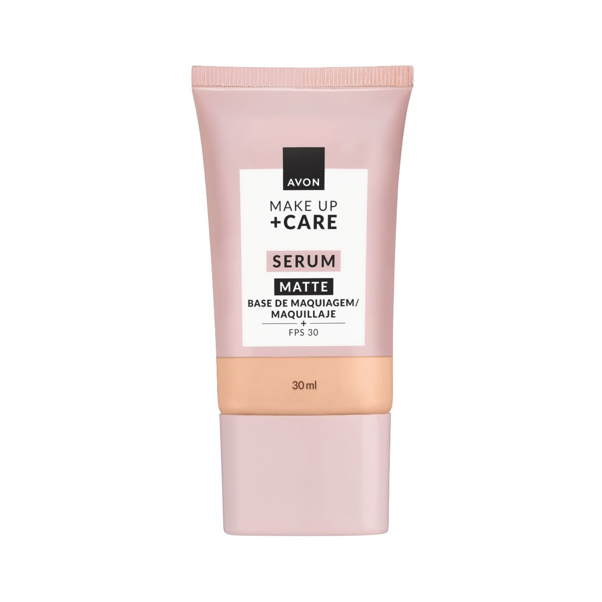 Tratamake Avon Makeup+Care Base Serum Acabamento Matte Fps 30