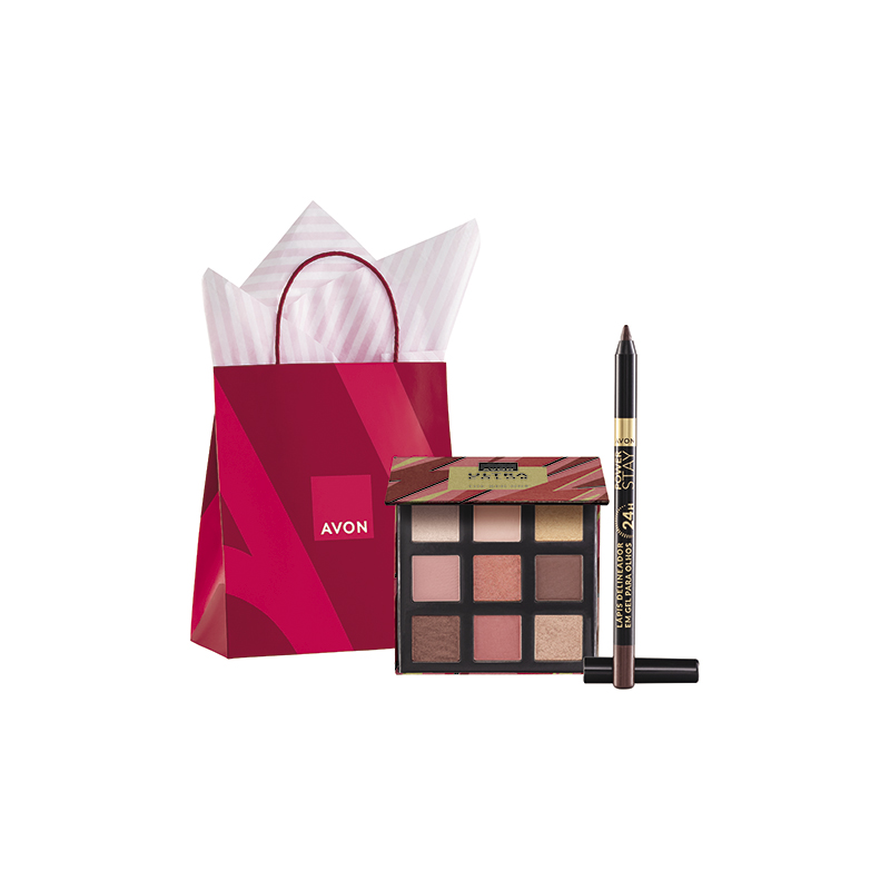 Presente Avon Paleta Olhar Poderoso - Marrom Dourado
