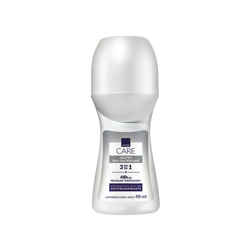 Avon Care Neutro Desodorante Roll-On Antitranspirante Sem Perfume