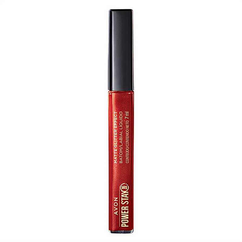 Batom Liquido Matte Glitter Effect