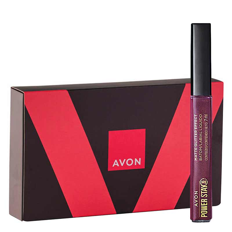 Presente Avon Batom Power Stay Brilho - Marsala Radiante