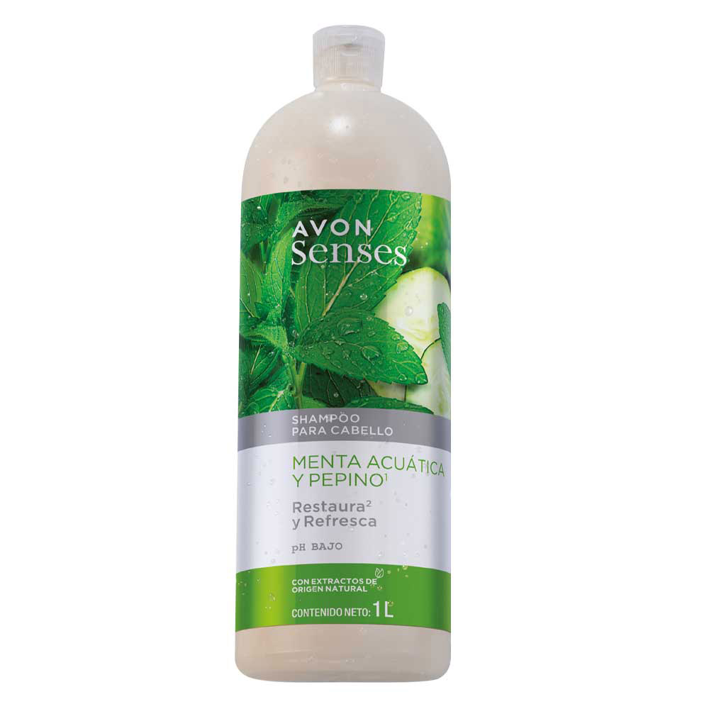 SENSES SHAMPOO MENTA Y PEPINO 1L