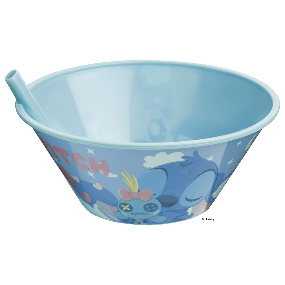 Tazón con popote Stitch | Disney