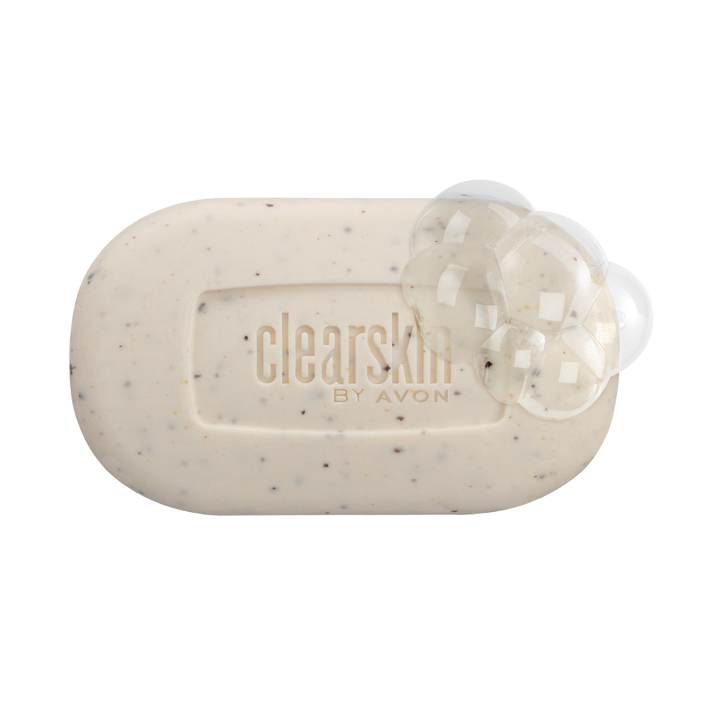 Jabón exfoliante en barra para piel grasa