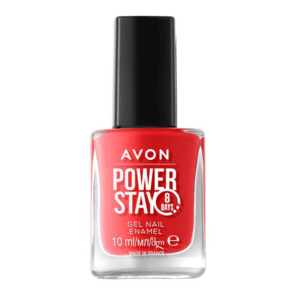 AVON POWERSTAY ESMALTE GEL DESIGNER RED