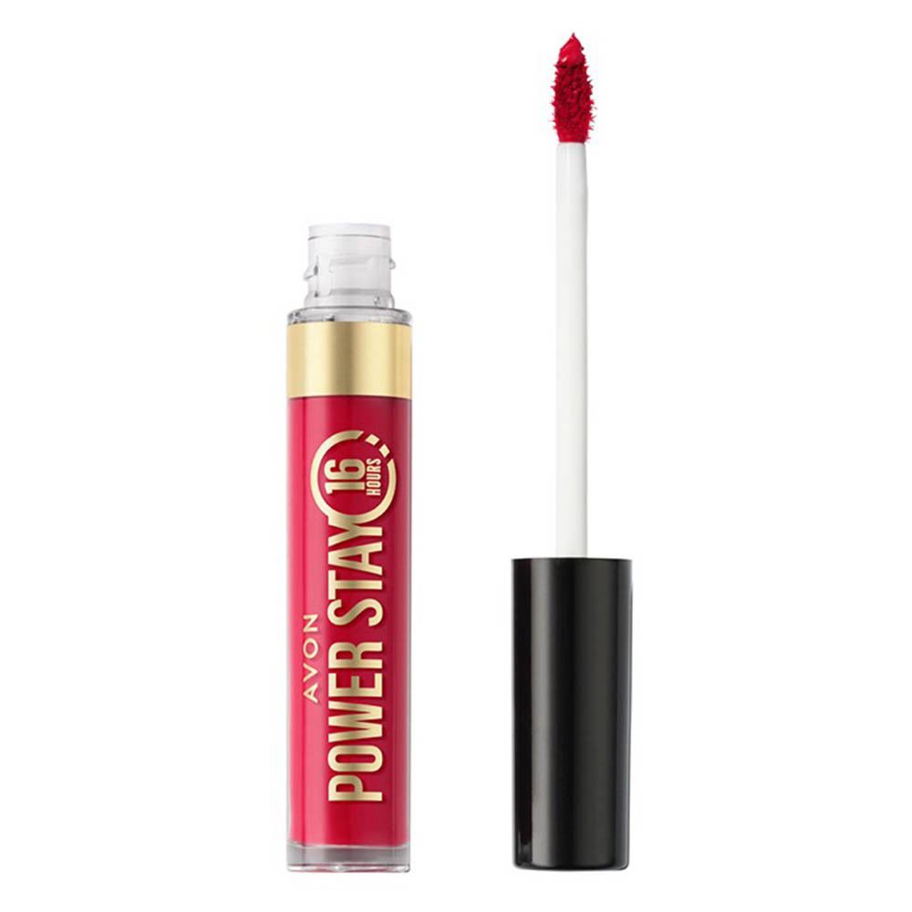 AVON POWERSTAY LABIAL LIQ RESILIENT RED