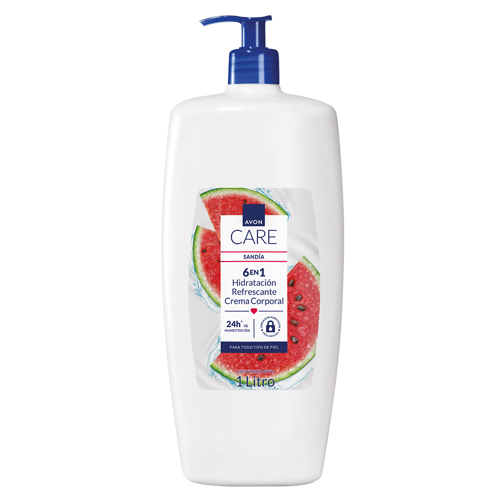Crema corporal Sandia hidratacion refrescante Avon Care
