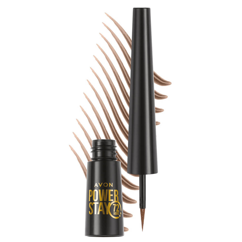 Delineador Para Cejas Dark Brown Avon Power Stay
