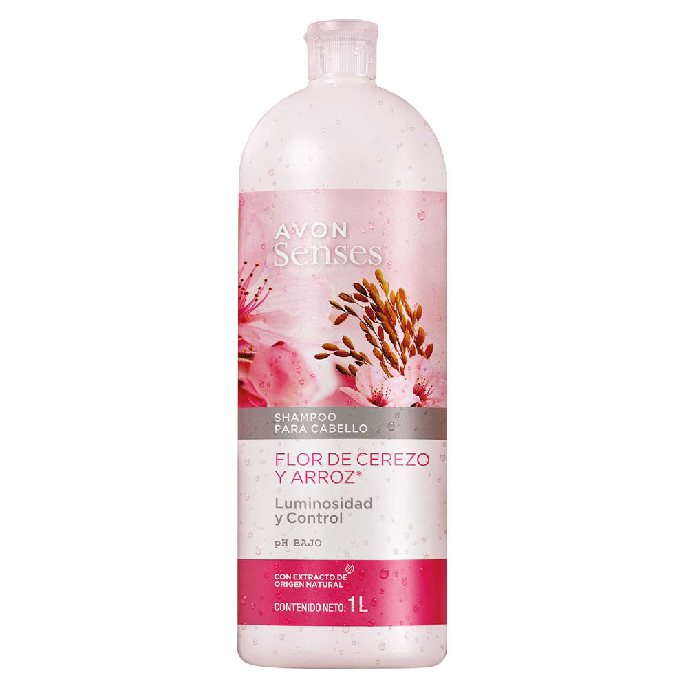 Shampoo Flor de Cerezo y Arroz - Avon Senses