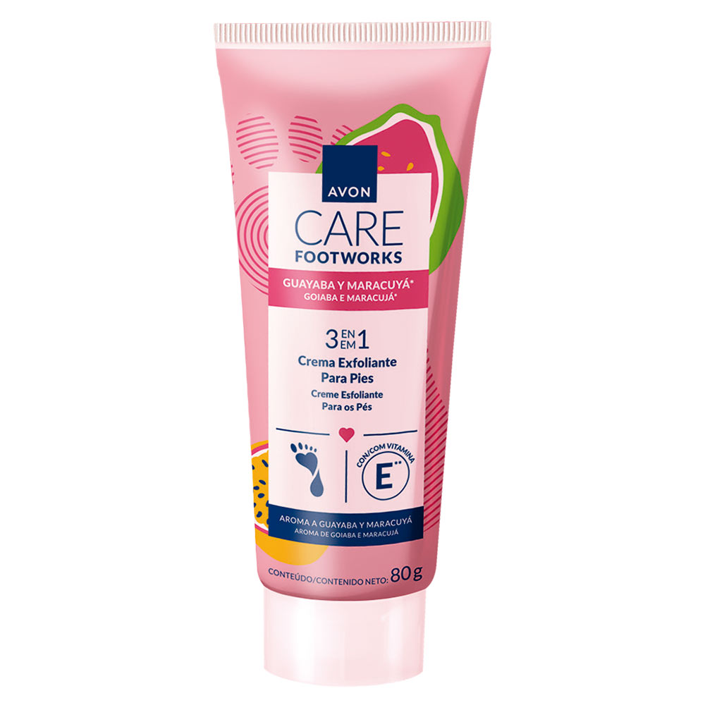 AVON CARE FOOT CR EXFOLIANTE GUAVA 80G