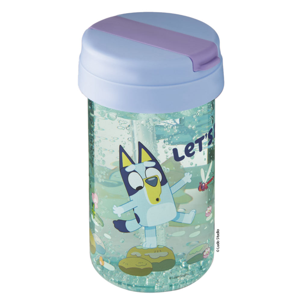 Vaso Con Popote Colapsable Bluey | Casa y Estilo