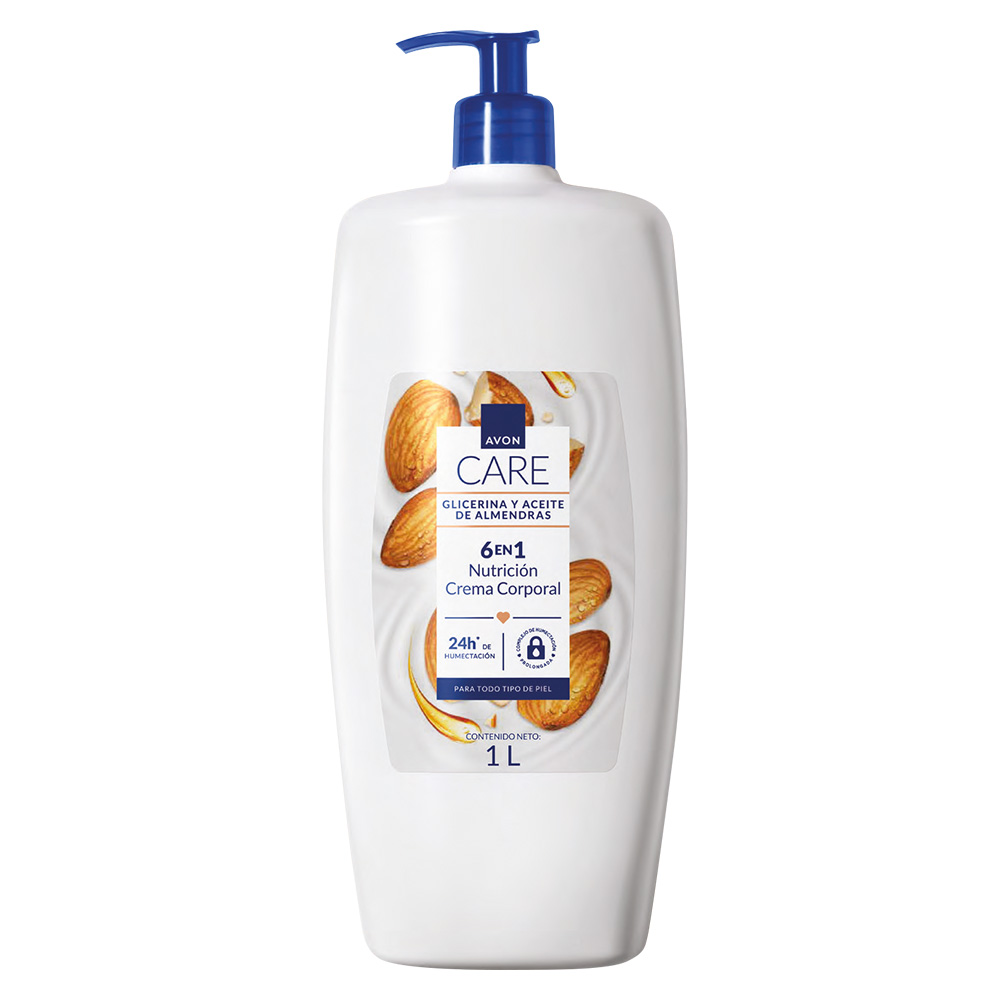 Crema corporal con glicerina y aceite de almendras Avon Care