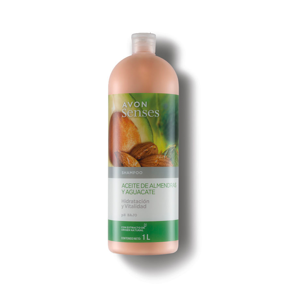 Shampoo para el cabello Aceites de Almendra y Aguacate | Avon Senses
