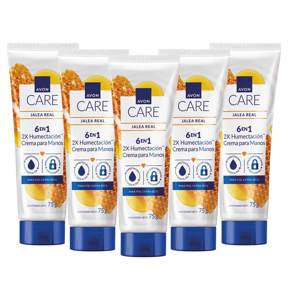 Kit Cremas Para Manos Jalea Real X5 Crema para manos