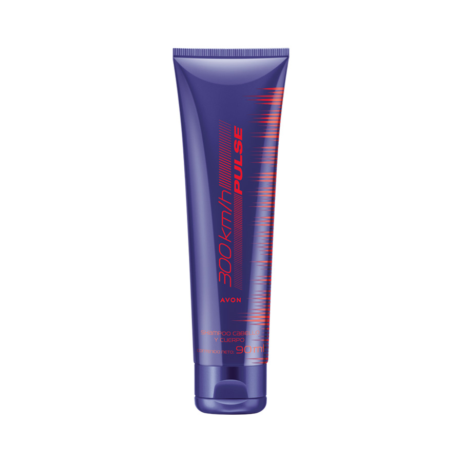 300 km/h Pulse Shampoo Cabello y Cuerpo 90 ml