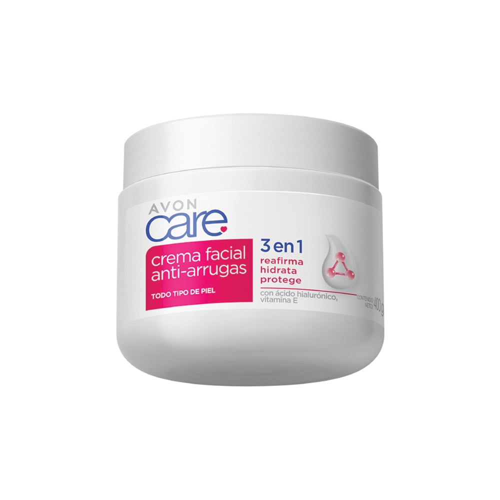 Anti-arrugas 3 en 1 REAFIRMA PROTEGE HIDRATA | Avon Care