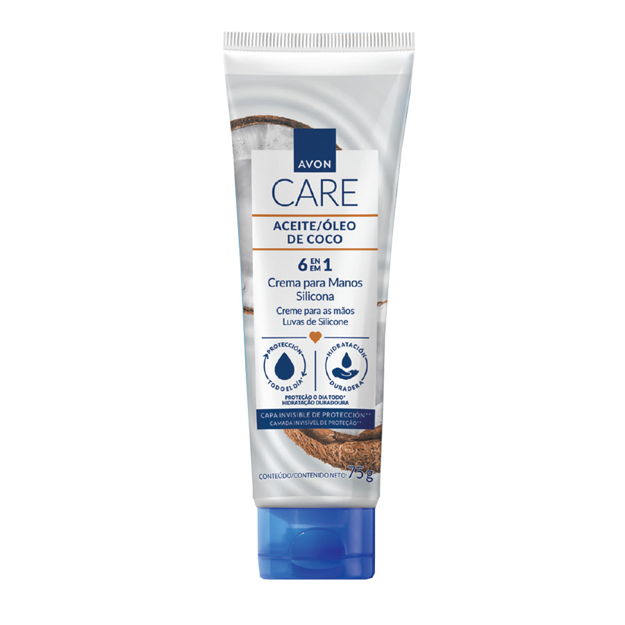 Crema para Manos de Silicona Aceite de Coco 6 en 1 | Avon Care