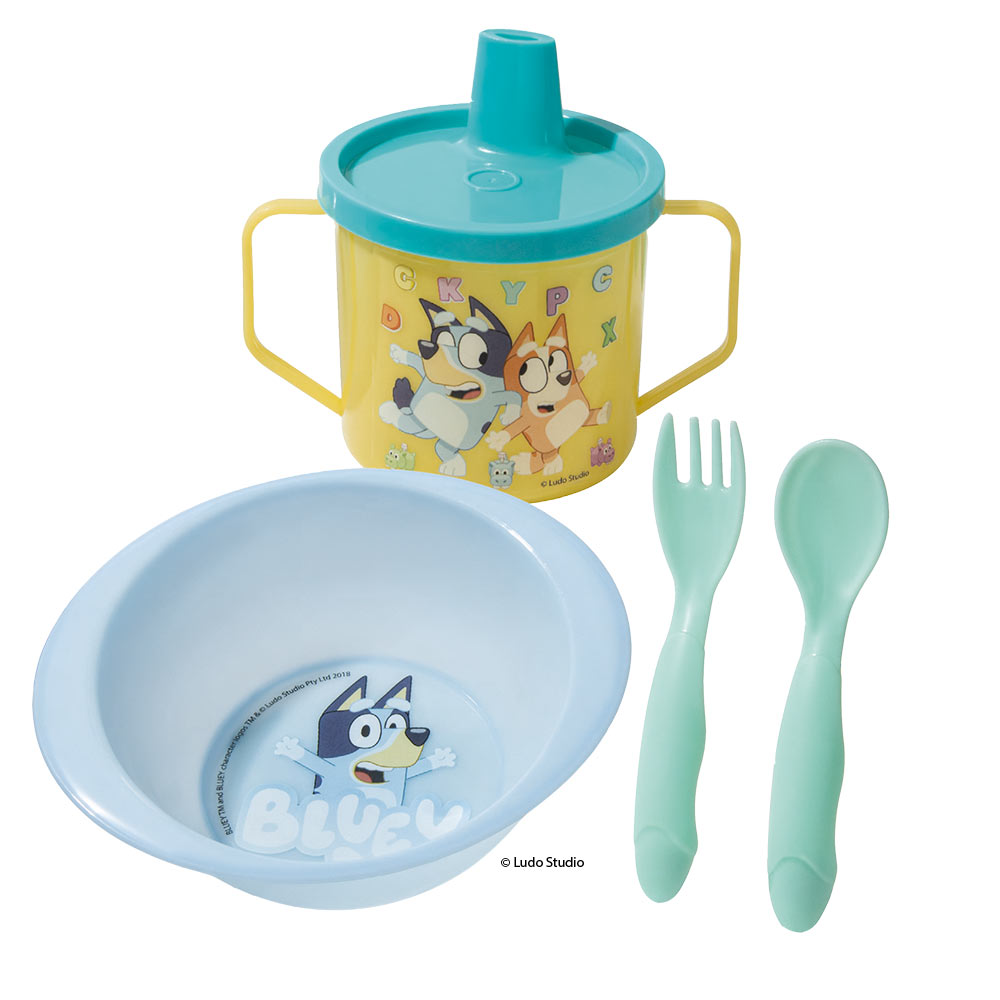 Juego de Papilla Baby Bluey| Casa y Estilo