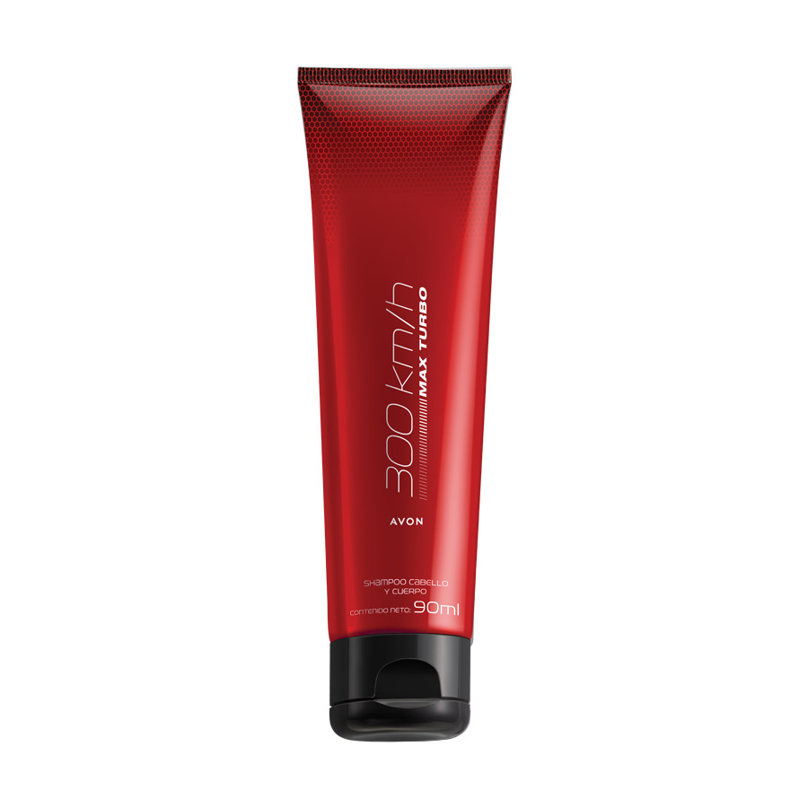 300 km/h Max Turbo Shampoo Cabello y Cuerpo 90 ml