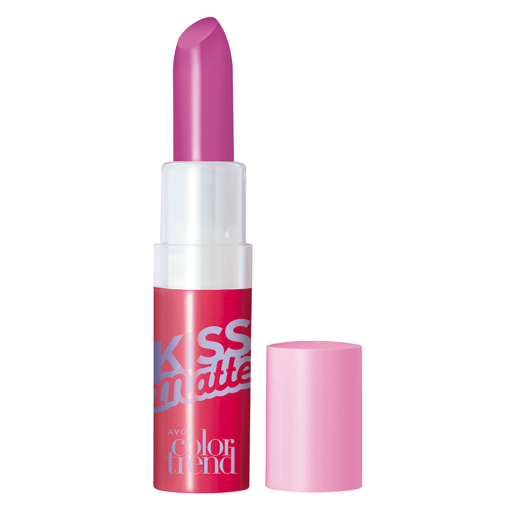Lápiz Labial Mate Con Protector Solar y Vitamina E Tono Magenta Divertido Mate | Color Trend