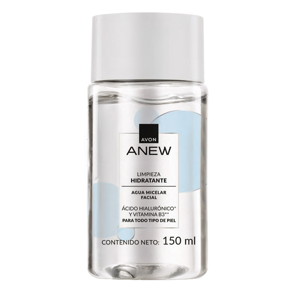 Agua Micelar Facial Con Ácido Hialurónico y Vitamina B3 | Anew