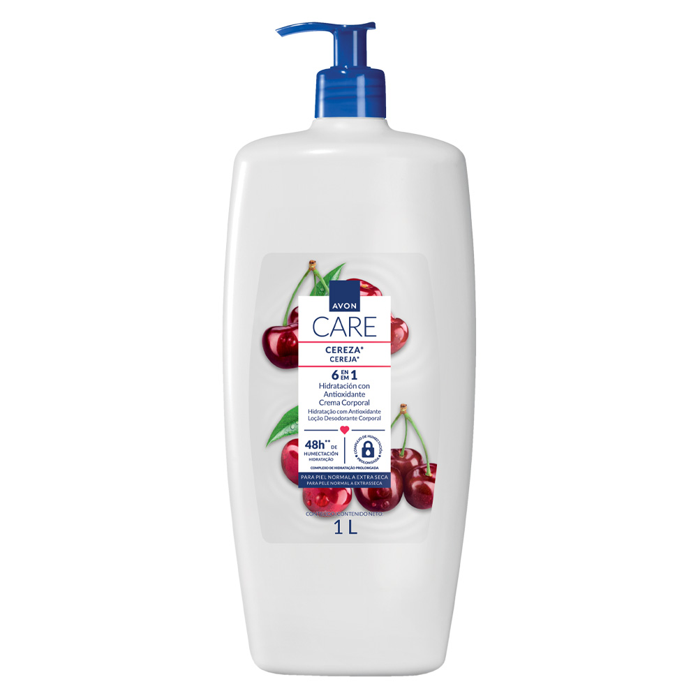 AVON CARE CREMA CORPORAL CEREZA 1L