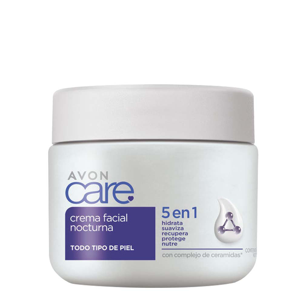 Crema Facial Nocturna 5 En 1 Avon Care