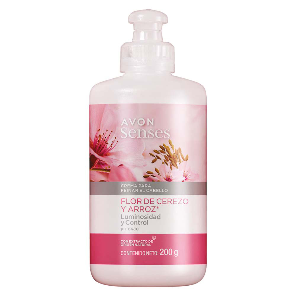 Crema para peinar Flor de Cerezo y Arroz | Avon Senses