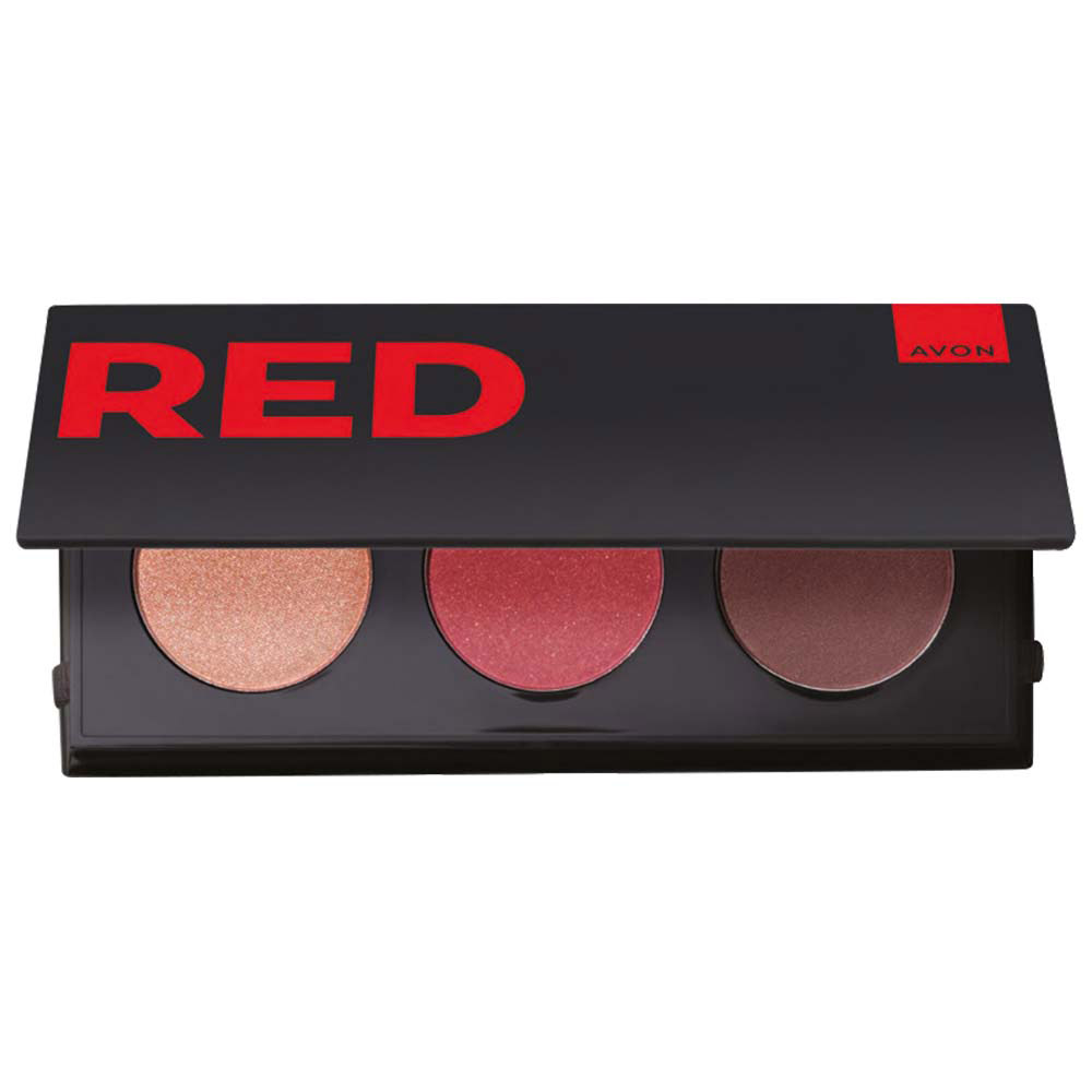 Paleta de sombras para parpados Red Avon