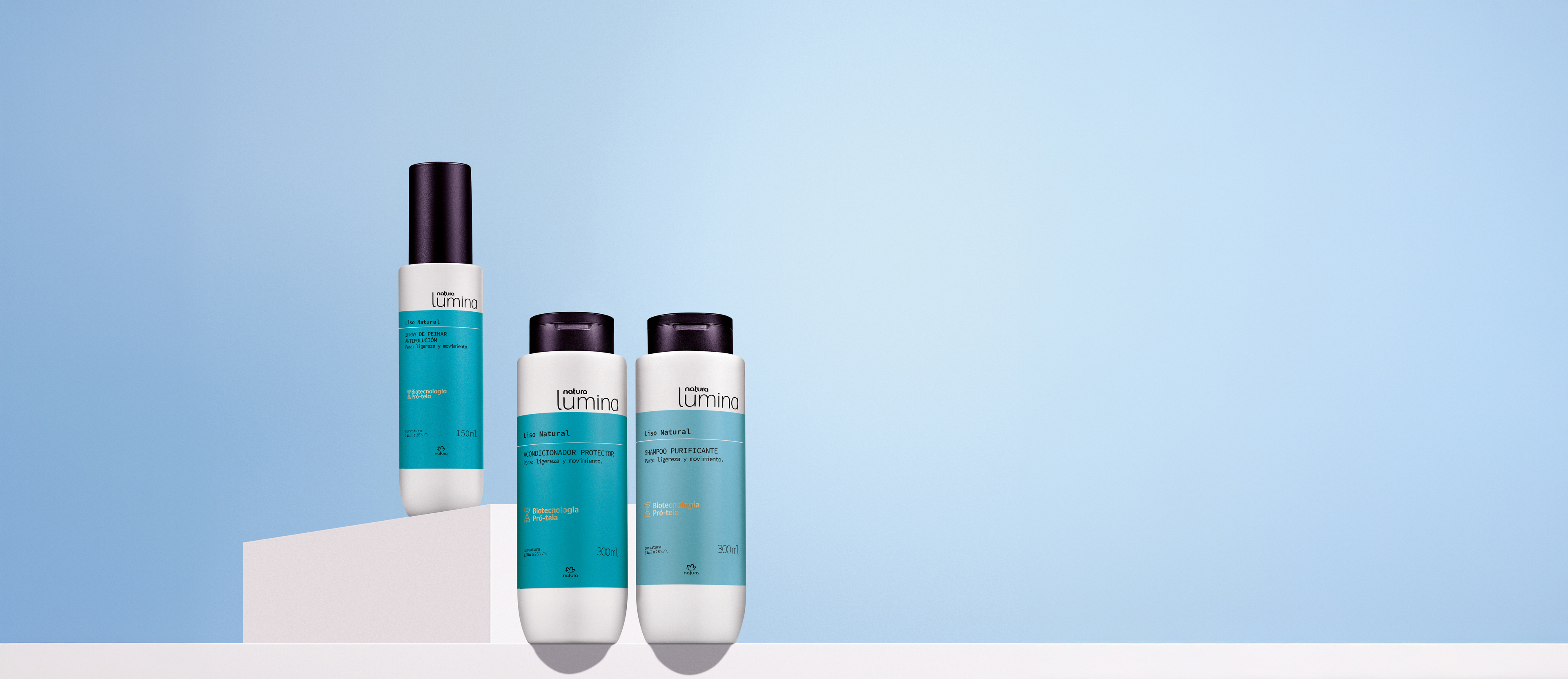Kit Lumina Liso Natural (3 productos)