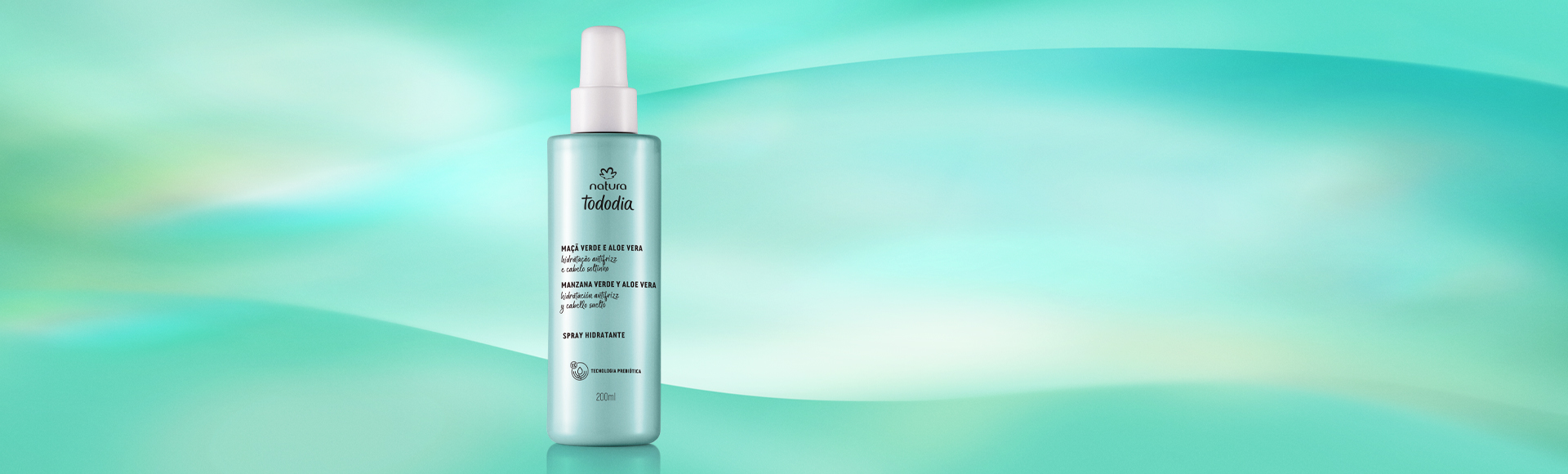 Hidratación instantánea, menos frizz y más brillo. Su fragancia, inspirada en la manzana verde y el aloe vera, trae una sensación de bienestar y vitalidad ¡úsalo todos los días!