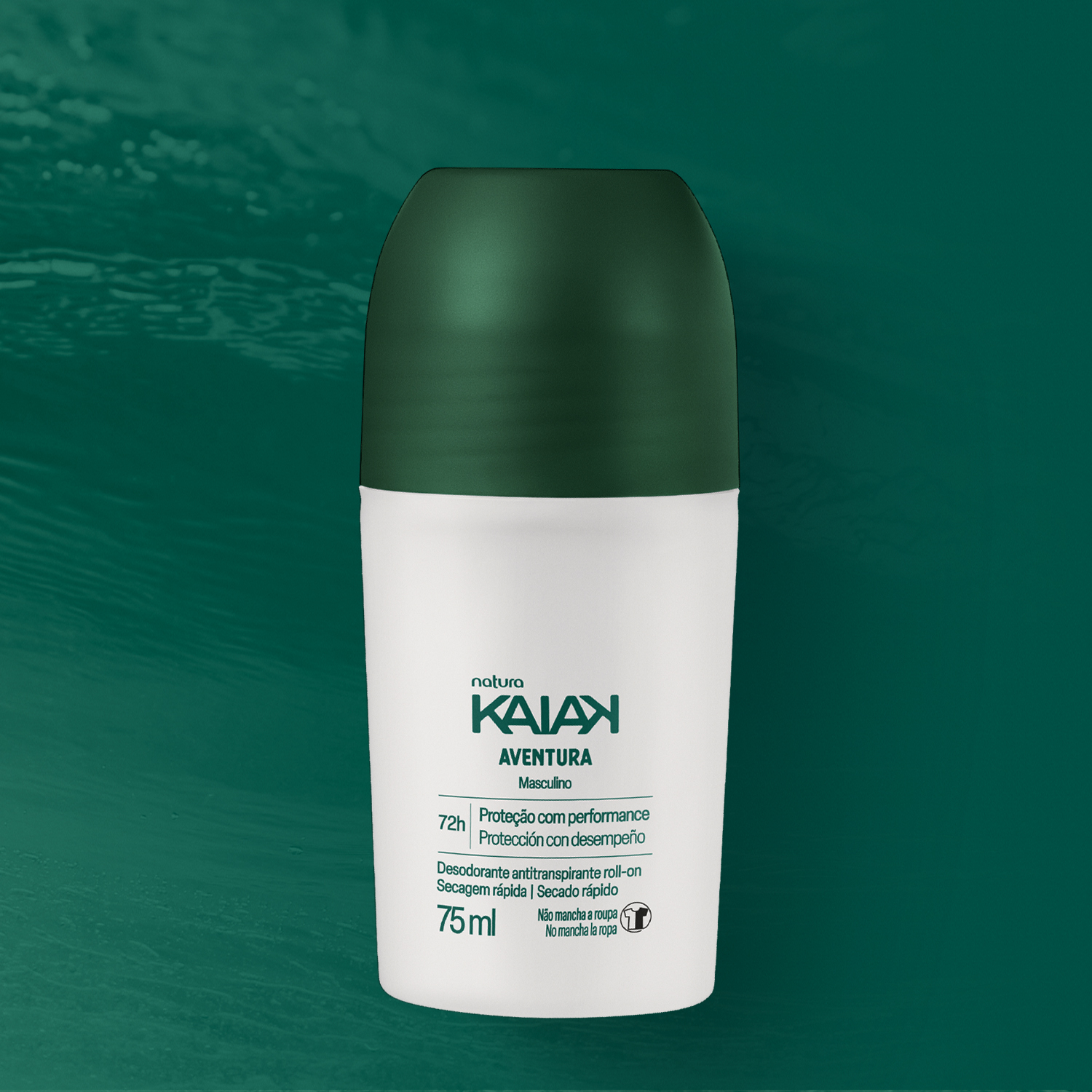 Desodorante Antitranspirante Roll-on Kaiak Aventura Masculino