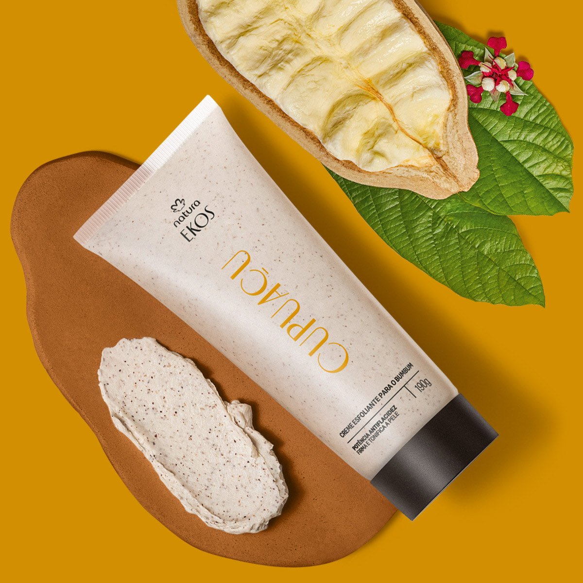 Crema Exfoliante para los glúteos Ekos Cupuaçu