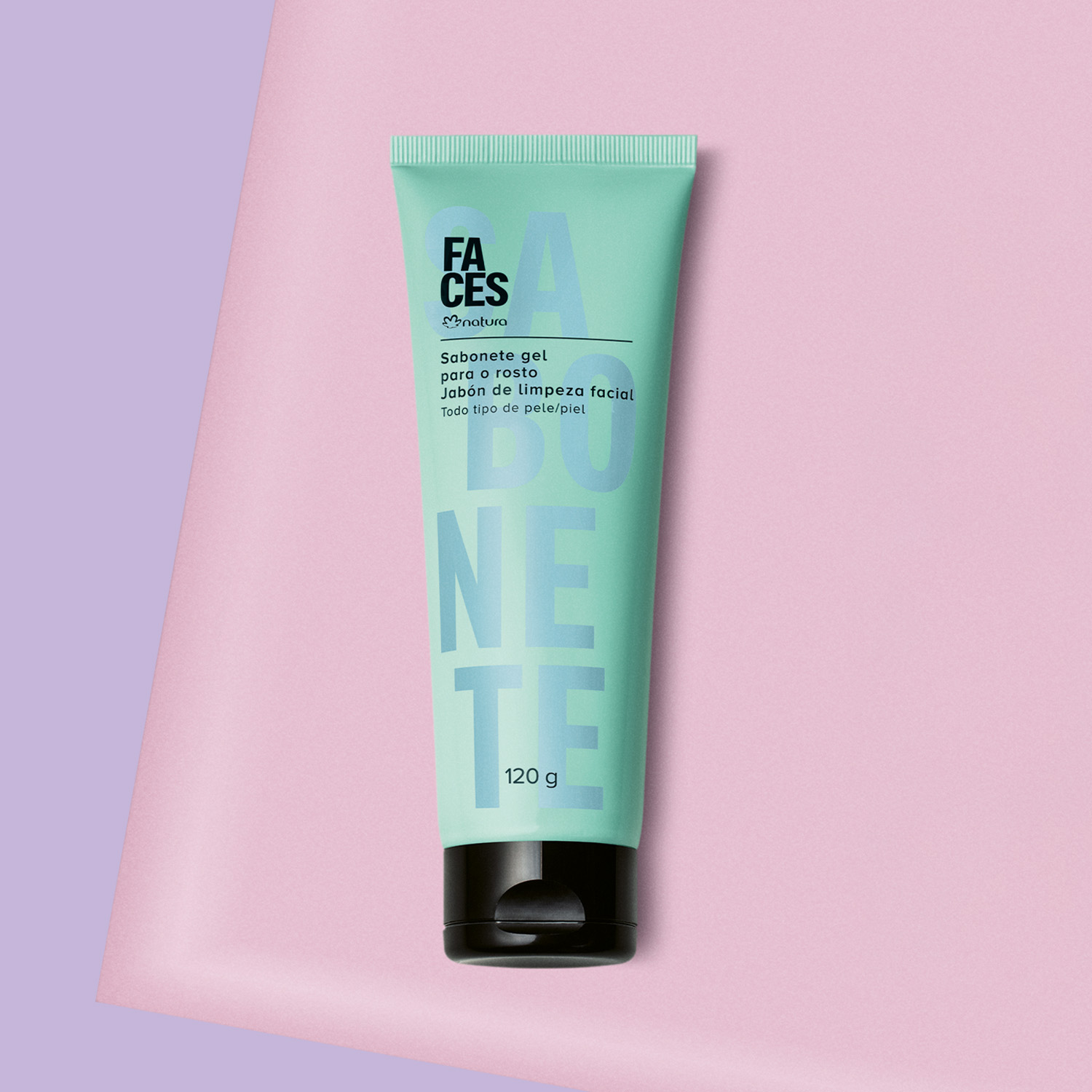 Jabón de limpieza facial para todo tipo de piel 120 g Faces